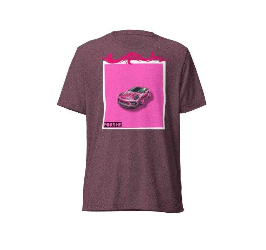 Camiseta porshe rosa