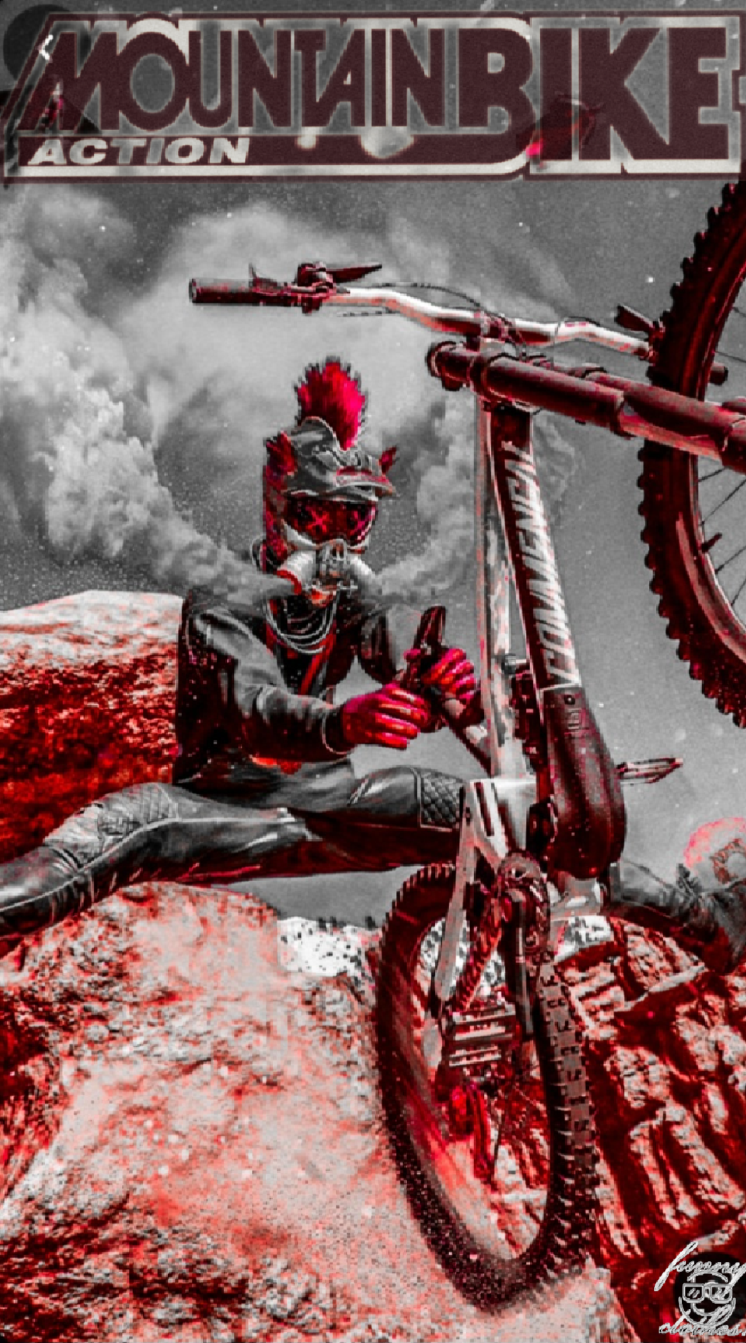 Diseño inhale exhale montainbike