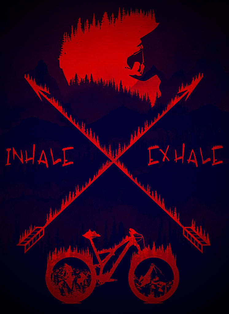 Diseño inhale exhale montainbike